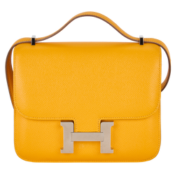 Hermes Constance 18 In Epsom Jaune D'Or, P(2012), DB, 3*